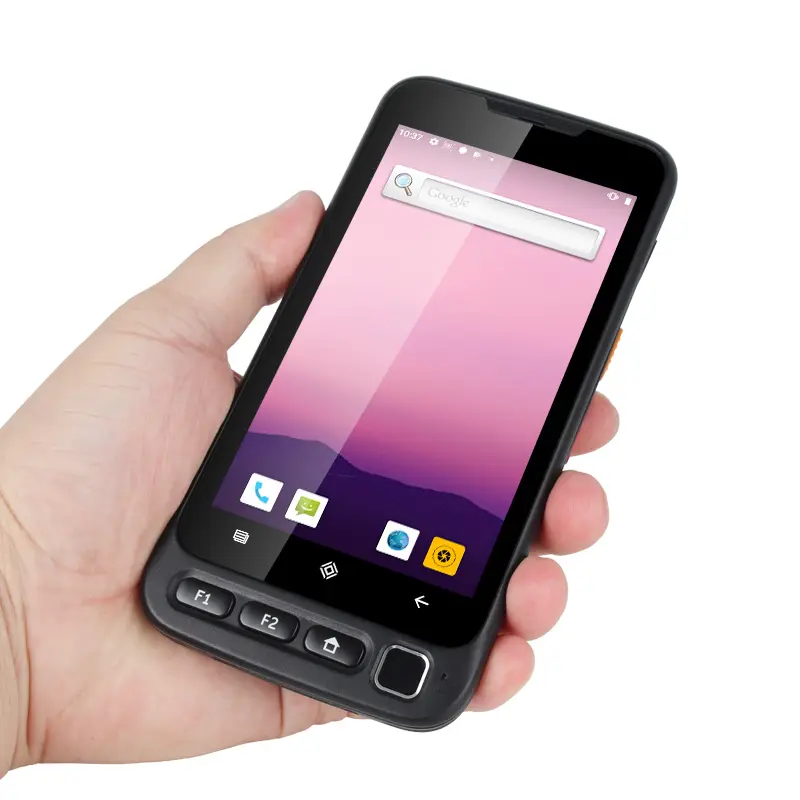 UNIWA V5H 5.0 Inch Cầm Tay 2D Máy Quét Mã Vạch PDA Android Điện Thoại Thông Minh IP67 Chống Thấm Nước 16GB NFC 4G Điện Thoại Di Động Gồ Ghề
