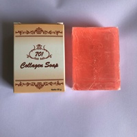 Savon Éclaircissant Peau Noire Foncé Collagène Savon Blanchissant Plus Vit C & E Glycérine Pour Le Corps et Le Visage