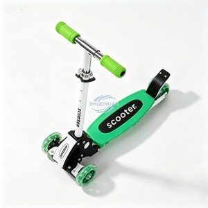 Patinete Plegable Instantáneo para Niños Pequeños, Estructura Metálica Integrada, Llantas de PU con Iluminación Brillante y Amortiguación de Impactos - Product Image 2