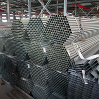 Tuyau/tube en acier galvanisé ASTM A53 A106 A500 BS1387 EN10255 Q195 Q235 Q345 Grade 1/2"- 24" pour la construction/les échafaudages