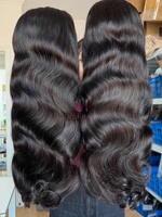 Perruques en cheveux humains vierges bruts, ondulées, avec dentelle HD 13x6 pré-coupée, sans colle, et perruques frontales en dentelle HD 13x4, vente en gros