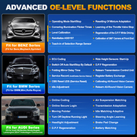 Lanzamiento recién llegado CRE 2,0 para mercedes-benz/BMW/Audi herramienta de diagnóstico de coche profesional OBD2 escáner para BBA actualización gratuita de por vida