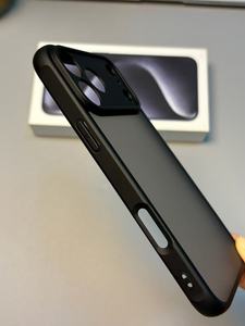 Da cảm thấy Matte TPU PC 13 15 Frosting trường hợp điện thoại cho <span class=keywords><strong>Iphone</strong></span> 17 màu đen cho <span class=keywords><strong>Apple</strong></span> 17 Pro Max <span class=keywords><strong>2025</strong></span> không khí 16 Pro Ins từ tính - Product Image 6