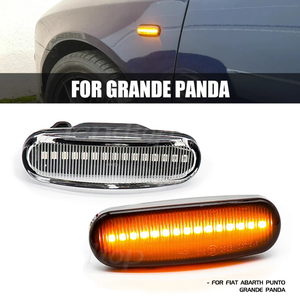 Luci Laterali LED Dinamiche e Indicatori di Direzione per Fiat Abarth Punto Grande Panda 199 Doblo Fiorino 3 e per Peugeot Citroen <span class=keywords><strong>Nemo</strong></span> - Product Image 6