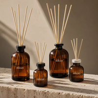 AIKUN Ensemble diffuseur à bâtonnets de luxe, assortiment de parfums, livraison rapide en un jour, en flacon de marque, prêt à offrir, OEM, vente en gros, pour cadeaux