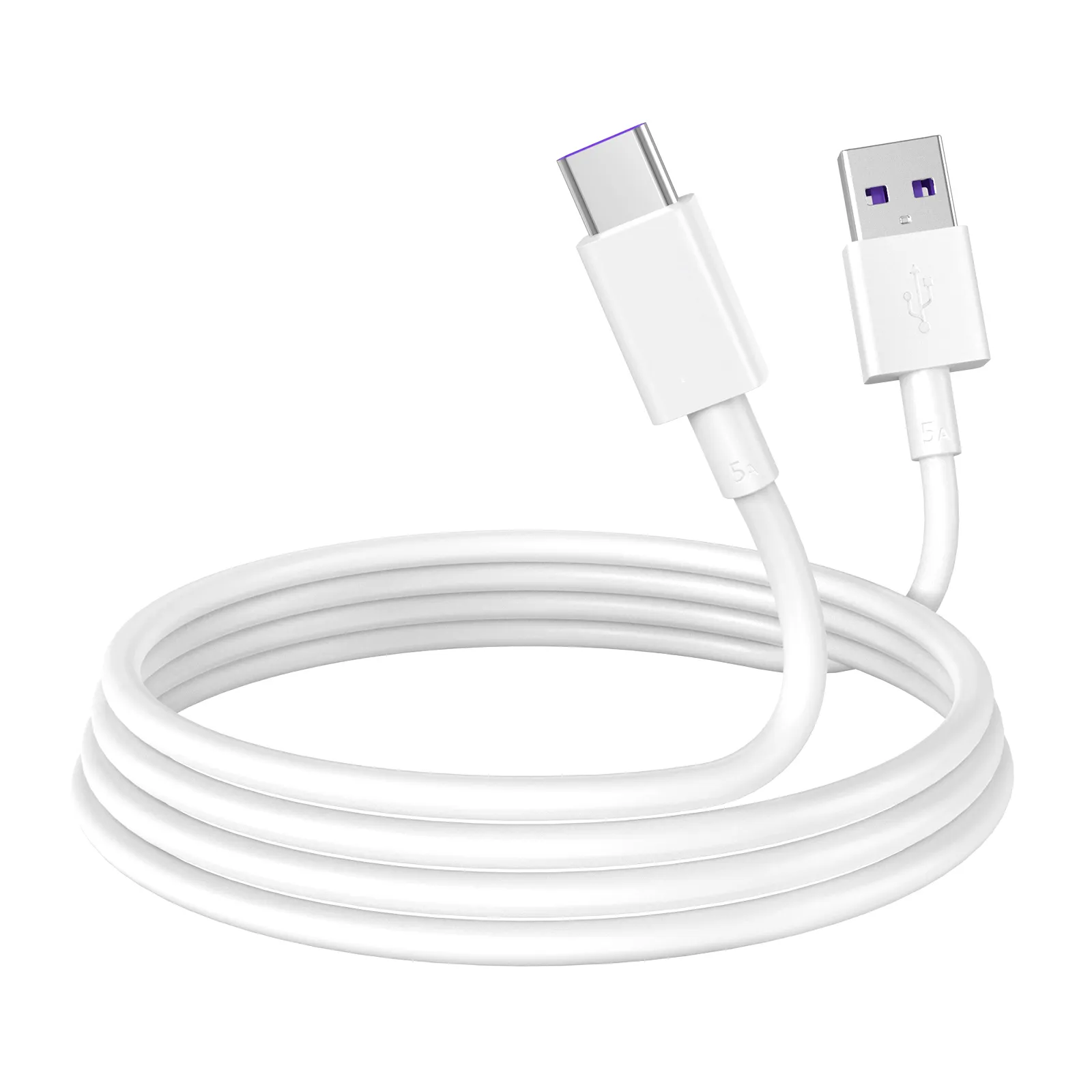 고품질 1M 2M 5A USB 타입 C 고속 충전 타입-C 케이블 usb tipo c 삼성 갤럭시 휴대 전화 USB-C 충전 케이블