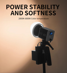 Lumière vidéo extérieure 60W COB LED lumière du jour équilibrée éclairage continu bicolore pour caméra <span class=keywords><strong>TikTok</strong></span> Studio Photography - Product Image 3