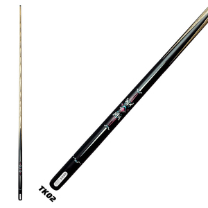 ASRB CUETK02 Stecca da Biliardo in Acero 145cm con Giunto in Acciaio Inox, Leggera e Resistente, Stile Cinese, Alta Qualità, Ronnie O'Sullivan - Product Image 1