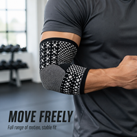 Manchon de compression en tricot respirant et sans couture pour le coude, idéal pour la musculation et les activités de gym