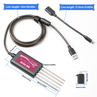 Testeur de sol NPK YIERYI 8-en-1 USB IP68 étanche avec application pour la surveillance de la température, de l'humidité, du pH, du NPK et de l'EC