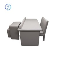 Ensemble complet personnalisable de protection souple anti-collision en mousse nano enveloppante sans couture pour tables, chaises, lits et toilettes pour centres de détention