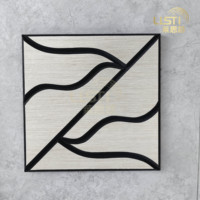 Panneau insonorisant auto-adhésif hexagonal de style européen sculpté dans n'importe quelle forme panneaux acoustiques de plafond mural intérieur/extérieur