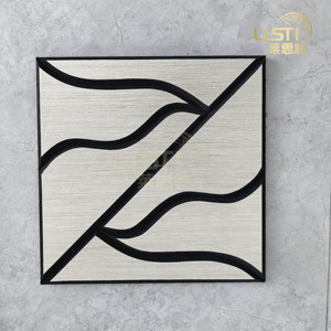 Tablero <span class=keywords><strong>absorbente</strong></span> de sonido autoadhesivo hexagonal estilo europeo tallado en cualquier forma paneles acústicos de techo de pared interior/exterior - Product Image 2