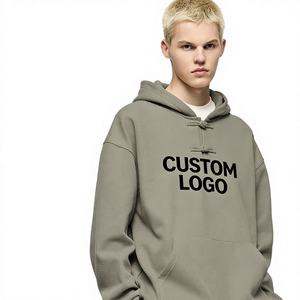 Sudaderas con Capucha Unisex, 100% Algodón, Estilo Chino, Corte Regular, Gruesas, con Impresión de Logotipo Personalizado, Venta al Por Mayor, Impresión por Transferencia de Calor - Product Image 1