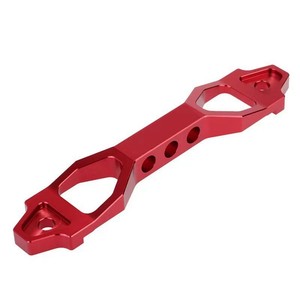 Support de batterie en aluminium 18650 cylindrique 4 cellules rouge pour pièces de modification automobile - Product Image 1