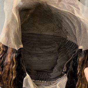 Prix d'usine Deeowave Perruque frontale en dentelle avec mèches pour femmes noires, Perruque colorée 13x4 entièrement en dentelle frontale, Perruque tendance très vendue - Product Image 4