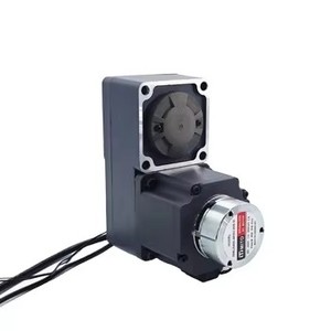 Motor de CC sin escobillas con freno magnético de seguridad, con orificio hueco de 90 grados y caja de engranajes tipo L para transportadores inclinados y AGV - Product Image 3