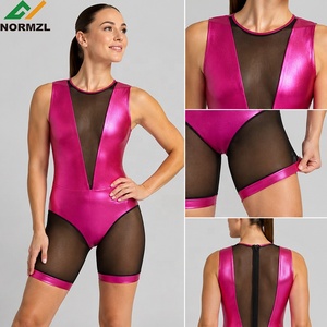 <span class=keywords><strong>Justaucorps</strong></span> de danse sur mesure en maille pour entraînement en club - Product Image 3