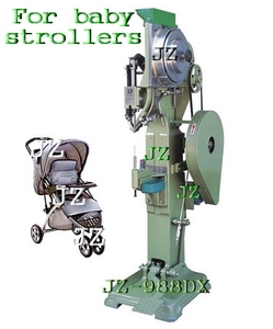 Machine à riveter JZ-988DX entièrement automatique pour chaise pliante/lit <span class=keywords><strong>de</strong></span> camping/poussette bébé avec rivet tubulaire à alimentation automatique - Product Image 3
