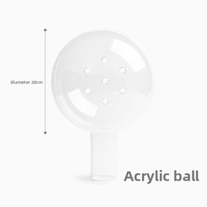Caja transparente de embalaje de flores DIY acrílico Bobo Ball tulipán abrazo cubo dulce planeta ramo caja de plástico para bricolaje - Product Image 2