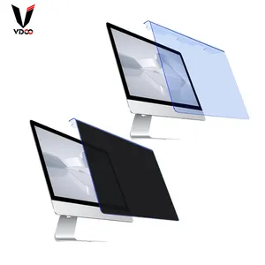 Newest Easy On/Off Snap Removable Acrylic Computer Privacy Screen Hanging Filter Silicone Pins Protector for 27" Screen