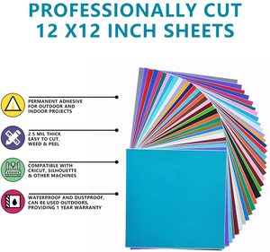 Fabricante profesional hojas de vinilo adhesivo mate para <span class=keywords><strong>Cricut</strong></span> Car Decal Body Sticker - Product Image 2