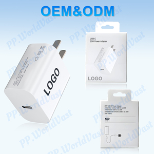 Adaptador OEM de fábrica Tipo C <span class=keywords><strong>Cargador</strong></span> de carga rápida para <span class=keywords><strong>iPhone</strong></span> UE EE. UU. Reino Unido Enchufe <span class=keywords><strong>Cargador</strong></span> de teléfono de pared Cable USB Tipo C - Product Image 2