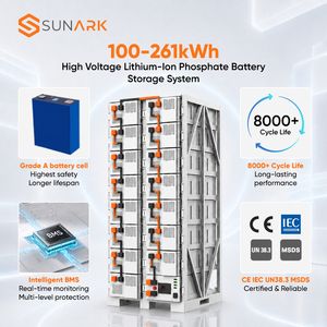Batterie lithium-ion LiFePO4 haute tension Sunark 100 kWh 241 kWh 314 Ah avec cellules de qualité A pour le stockage d'énergie solaire - Product Image 3