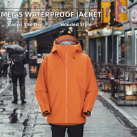 Veste universitaire décontractée pour homme OEM, en tissu doux et imperméable, avec fermeture éclair et capuche, idéale pour les activités de plein air en automne