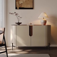 Buffet Modulable en Bois Massif de Rosewood, Armoire de Rangement Moderne Ajustable pour Salon, Organisation de Cuisine Haut de Gamme