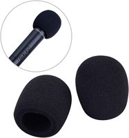 Housse en mousse épaissie pour microphone, protection anti-vent et anti-éclaboussures réutilisable pour micro de karaoké à domicile