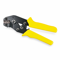 Pince à sertir les bornes 0,5-6 mm² à cliquet pour bornes fourche non isolées, outil électrique manuel