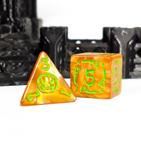Ensemble de dés en acrylique polyédrique D20 de haute qualité écologique et Offre Spéciale pour les jeux RPG et DND pour les jeux de société Dragons Dungeons
