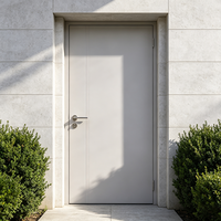 Portes en bois massif modernes QI TAI, résistantes à la pression, isolation acoustique, utilisation extérieure pour hôtels, garantie de 3 ans