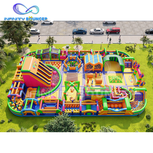 30*20m tùy chỉnh <span class=keywords><strong>Inflatable</strong></span> công viên chủ đề tùy chỉnh <span class=keywords><strong>Inflatable</strong></span> công viên chủ đề, <span class=keywords><strong>Inflatable</strong></span> Trampoline công viên, đầy màu sắc công viên bơm hơi - Product Image 4