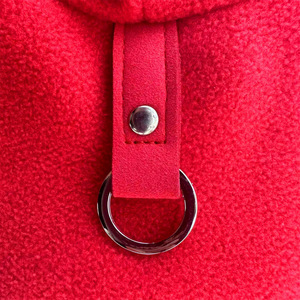 새로운 현대 면 스포츠 스타일 개 까마귀 네 다리 겨울 따뜻한 친환경 운동복 단색 양털 안감 포켓 골든 - Product Image 4