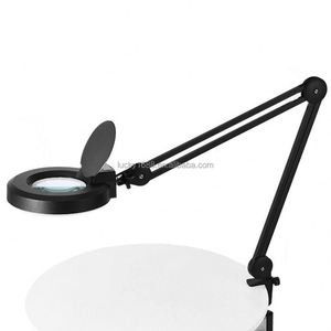 Vente en gros <span class=keywords><strong>loupe</strong></span> d'analyseur d'inspection de peau éclairée de bureau avec support pliant bon marché avec lampe à led - Product Image 1