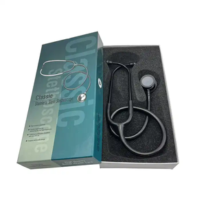 Fábrica Abastecimento Dual Head Manual Aço Inoxidável Plástico Estetoscópio Classe II Instrumento para Enfermeiros Hospitalares e Médicos - Product Image 1