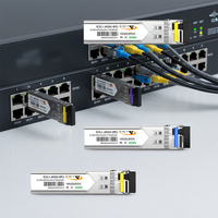 YTOP0TO OEM/ODM 25GBASE SFP28 LR SM 80Km Single Fiber FTTH Optical Transceiver Module TX1270/RX1330nm MSA Compliant for Clusters