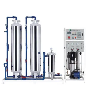 0.5T/h RO Water System For Pure Water Make 500L/H Ro Systems Reverse Osmosis Pure Water Treatment Filtration Purification Plant