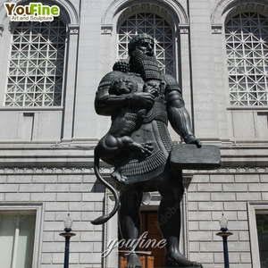 Estatuas de bronce asirio de fundición griega clásica al aire libre de tamaño Llife - Product Image 2