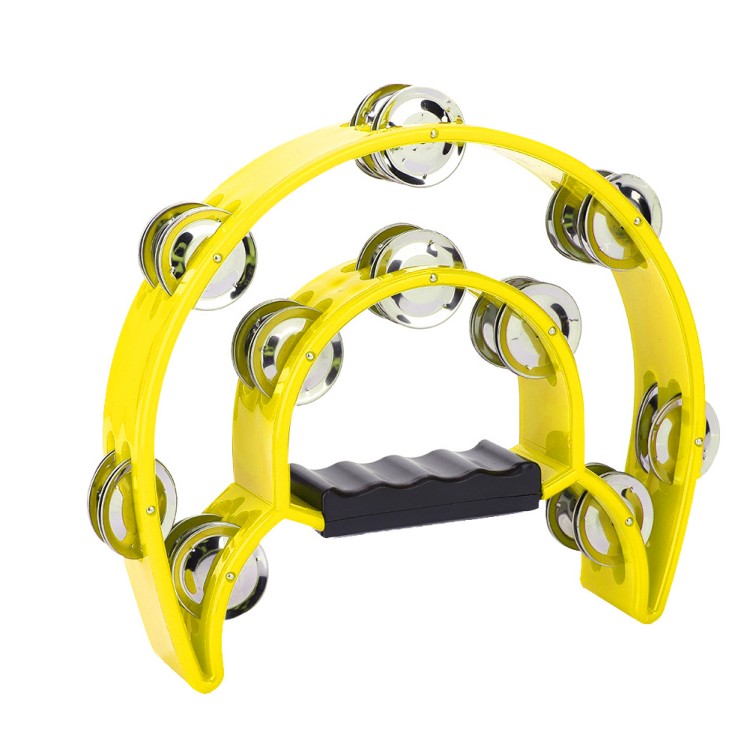 Green Tambourines - Colorful Plastic Instruments for KTV