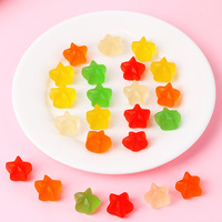 Chinese Gummy Candy Manufacturer Wholesale Bulk Mixed Fruit Flavored Sweets Jelly Halal Color Star Gummies