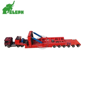 Semi-remorque à plateau surbaissé extensible de 17 m à 102 m pour le <span class=keywords><strong>transport</strong></span> de pales éoliennes de 150 tonnes - Product Image 4