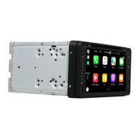 Autoradio multimédia Android 13 KD-6900 avec USB/AUX frontal, lecteur DVD, GPS, navigation pour Toyota universel