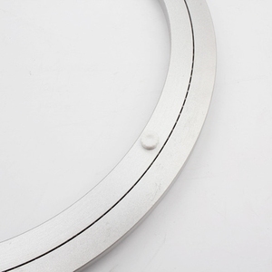 8 24 inch china factory hotel furniture dining table 360 degree aluminum iron <strong>lazy</strong> <strong>susan</strong> bearing swivel plate Lingtian - Product Image 3