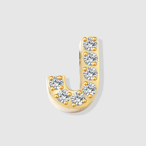 Colgante Unisex Personalizado con Iniciales de la A a la Z, Alfabeto de Corazones, Chapado en Oro de 14K, Acero Inoxidable, para Collar, Pulsera, Regalo de Fiesta - Product Image 5