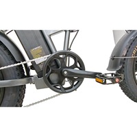 Vélo électrique pliable tout-terrain à pneus larges avec moteur arrière sans balais à cadre en aluminium, batterie au lithium 48V 18Ah, 7 vitesses, Vietnam