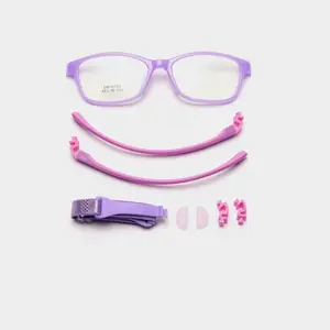 48mm Unbreakable Frame Children Stylish Cute Glasses Frame Without Lenses