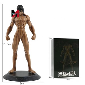 ฟิกเกอร์เอเรน เยเกอร์ จากอนิเมะ Attack on <span class=keywords><strong>Titan</strong></span> ท่าทางคุกเข่าและยืน กล้ามเนื้อกระชับ รุ่นไททันผู้ก่อตั้ง ของสะสมในกล่อง ของตกแต่งอนิเมะ ขายส่ง - Product Image 3